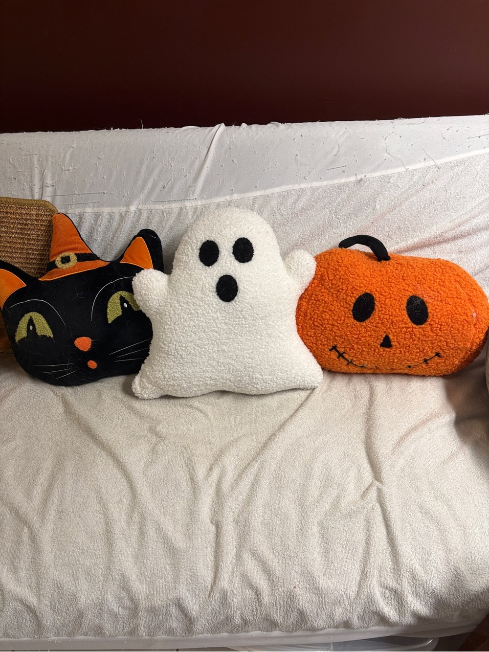 Set of 3 Halloween Throw Pillows
